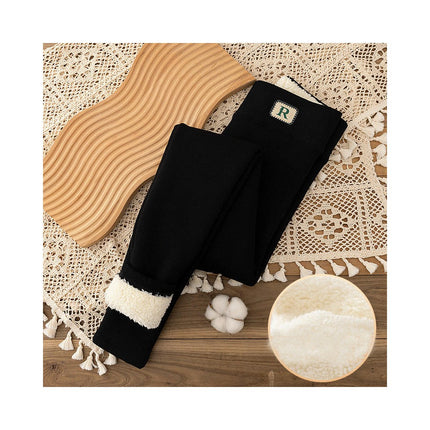 Winter Sherpa Fleece Lined Leggings for Women,High Waist Stretchy Thick Cashmere Warm Leggings