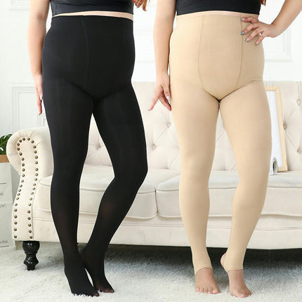 Women's Plus Size Spring and Autumn Thermal Tights Velvet Thermal Tights