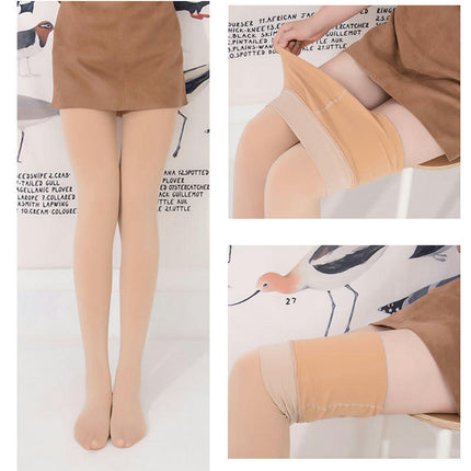 Fleece Lined Tights for Women -  Opaque Warm Autumn and Winter Pantyhose Leggings