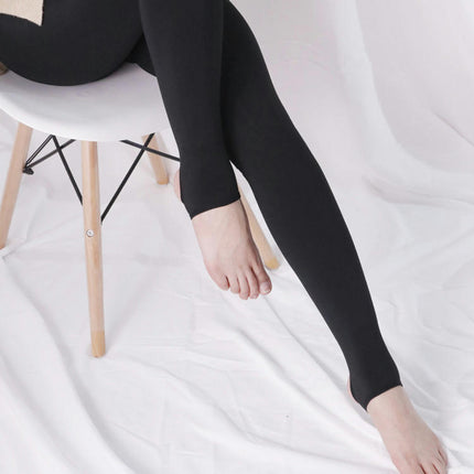 220g Warmth Tights for Women Fleece Lined Tights High Waist Opaque Thermal Tights