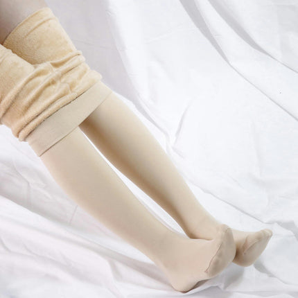 320g Warmth Tights for Women Fleece Lined Tights High Waist Sexy Opaque Thermal Tights