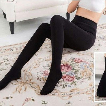 Women's Winter Thermal Fleece Lined Tights High Waist Stretch Thick Thermal Tights