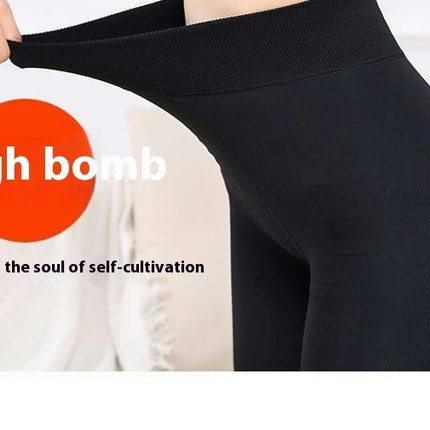 Women's Winter Thermal Fleece Lined Tights High Waist Stretch Thick Thermal Tights