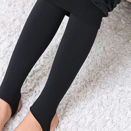 Women's Winter Thermal Fleece Lined Tights High Waist Stretch Thick Thermal Tights