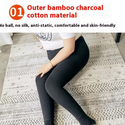 Plus Size Fleece Lined Tights,Winter Warm Leggings for Women,Thick Thermal Pants