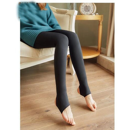 Fleece Lined Tights Women Winter Tights High Waist Opaque Thermal Soft Fleece Pantyhose