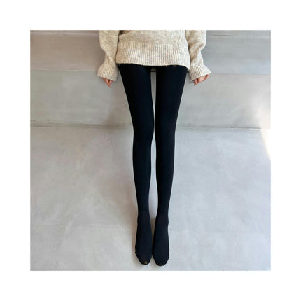 Fleece Lined Tights for Women Thermal Pantyhose Winter Warm Tights High Waisted Thick Leggings