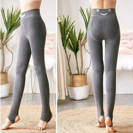 Women's Lined Fleece Bottom Pants-Soft High Waist Stretch Leggings