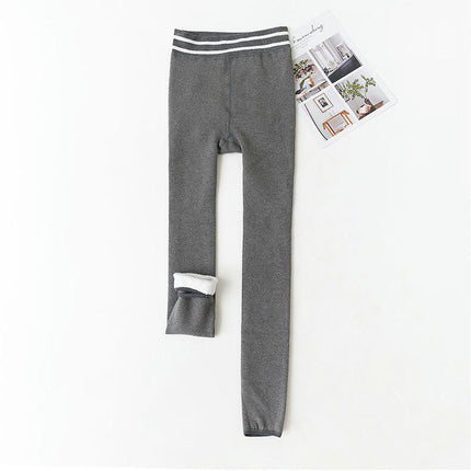 Women's High Waist Stretch Leggings Lined Fleece Cotton Yoga Pants Stirrups