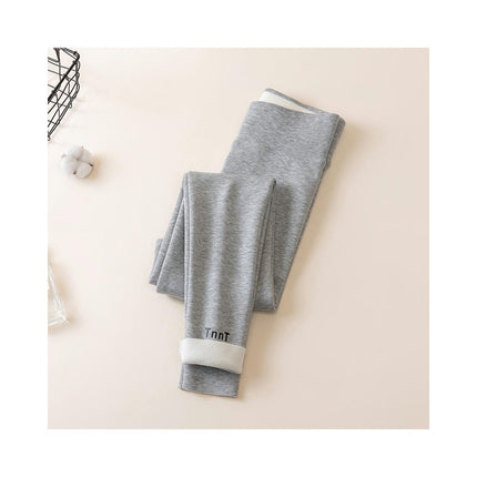 Lambskin Leggings Women Thickened Thread Tights Warm Pants Winter