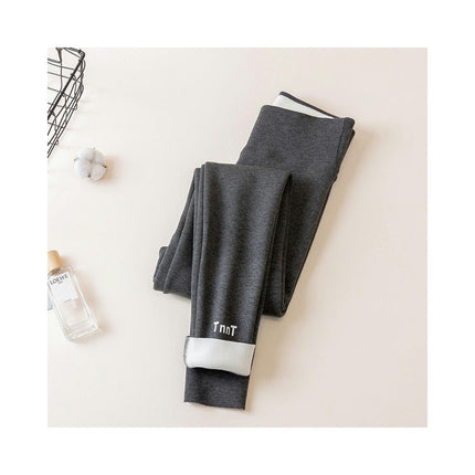 Lambskin Leggings Women Thickened Thread Tights Warm Pants Winter