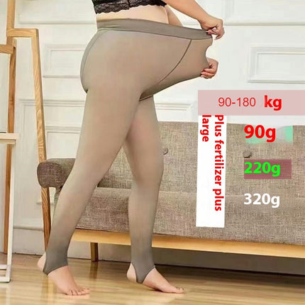 Women Fleece Lined Tights High Waisted Thermal Pantyhose Leggings Warm Tights for Winter