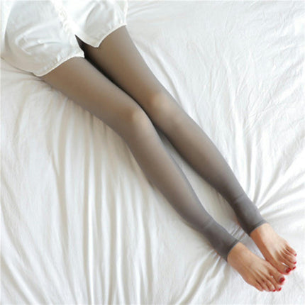 Women Fleece Lined Tights High Waisted Thermal Pantyhose Leggings Warm Tights for Winter