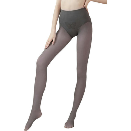 Women's Sheer High Waist Tights-with Support and Reinforced Toes Pantyhose