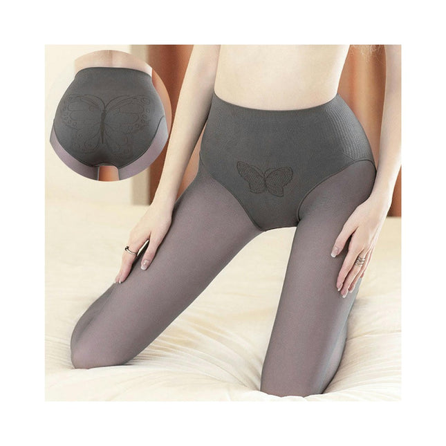 Women's Sheer High Waist Tights-with Support and Reinforced Toes Pantyhose