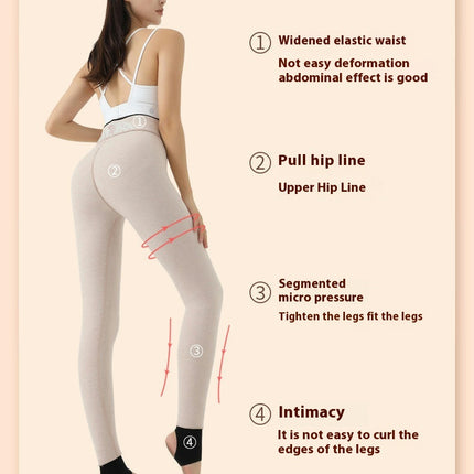 High Waist Fleece Lined Leggings for Women Thick Winter Warm Tights Tummy Control Leggings