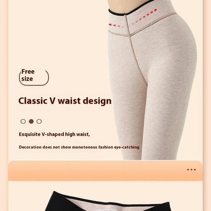 High Waist Fleece Lined Leggings for Women Thick Winter Warm Tights Tummy Control Leggings