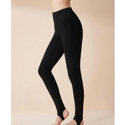 Fleece Lined Leggings Women-High Waist Yoga Pants Thermal Winter Workout Running Leggings