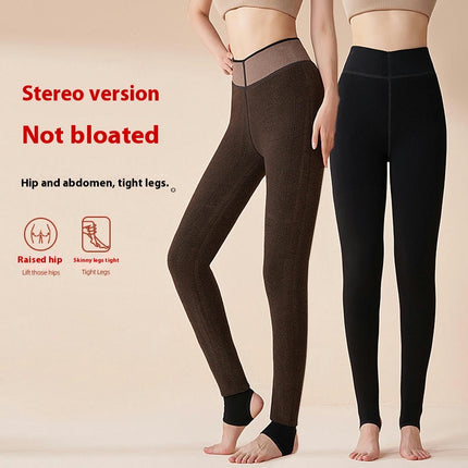 Women's Winter Fleece Lined Leggings Thermal High Waist Tummy Control Yoga Pan