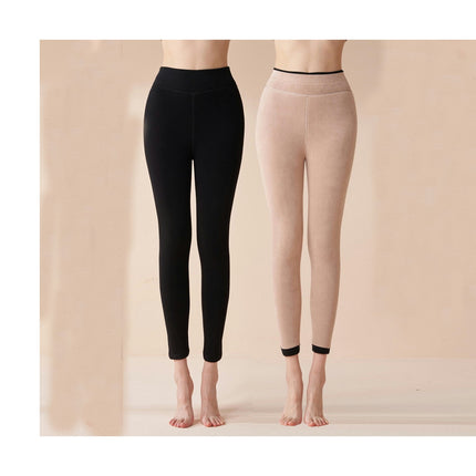 Women's Fleece Lined Leggings Thermal High Waist Tummy Control Yoga Pants