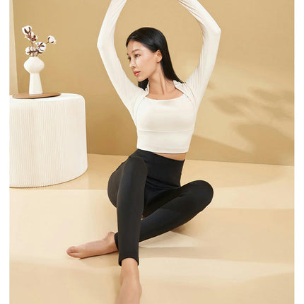 Women's Fleece Lined Leggings Thermal High Waist Tummy Control Yoga Pants