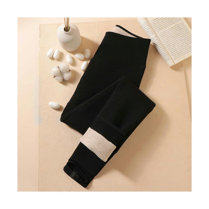 Women's Winter Leggings Wool Lined Opaque Warm Thickened Leggings