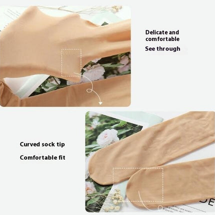 Spring and Autumn Thin Tights Steel Stockings Anti-snagging Tummy Bottoming Pantyhose