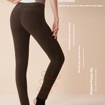 Women's Wool Tights Winter Super Thick Warm Transparent Tights Women's Warm Pantyhose