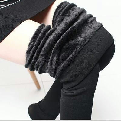 Women's Thick Lined Fleece Opaque Leggings - 200D High Waist Shaping Leggings