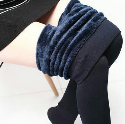 Women's Thick Lined Fleece Opaque Leggings - 200D High Waist Shaping Leggings