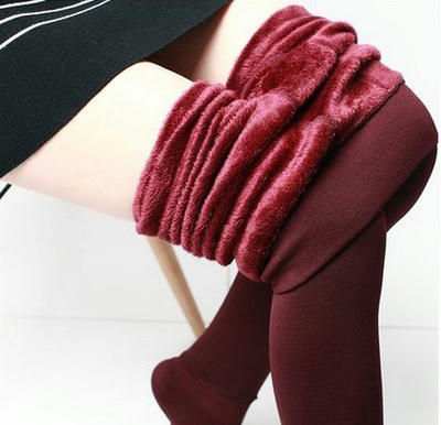 Women's Thick Lined Fleece Opaque Leggings - 200D High Waist Shaping Leggings