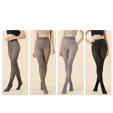 Women's Winter Warm Stretchy Thermal Leggings Pants Fleece Lined Tights-A3