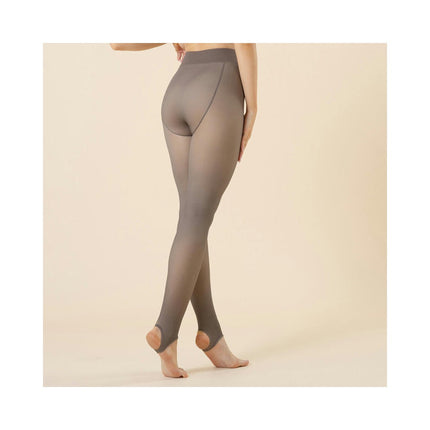 Women's Jiested-Ploves Thickening Semi-Transparent Tight Pants