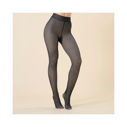 Women's Autumn and Winter Skin-Transparent Bottom Pants-Plush Gray Bare Leg Pantyhose