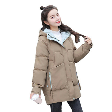 Women's Warm Winter Coat Puffer Padded Jacket Outwear with Hood