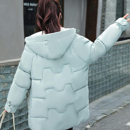 Women's Warm Winter Coat Puffer Padded Jacket Outwear with Hood