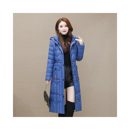 Women's Hooded Long Puffer Jacket Outwear Padded Down Winter Coat