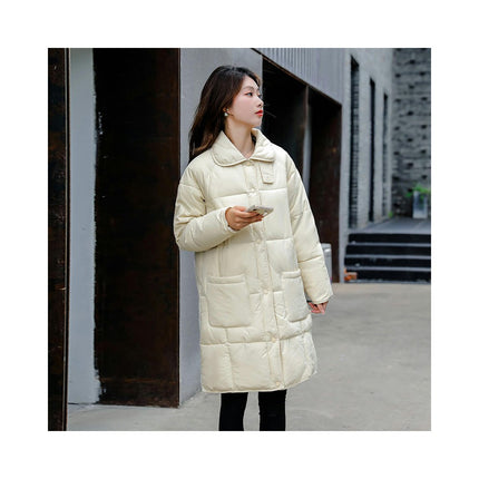 Women Long Puffer Coat Thicken Winter Warm Windproof Jacket Outwear