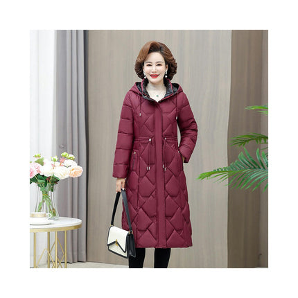 Women's Hooded Thickened Down Jacket Outwear Long Puffer Coat