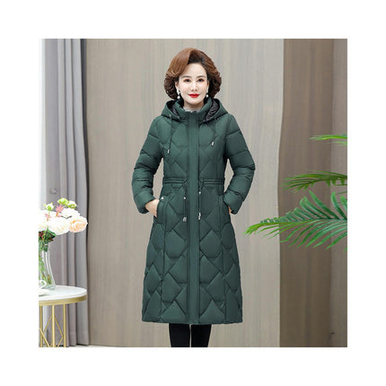 Women's Hooded Thickened Down Jacket Outwear Long Puffer Coat