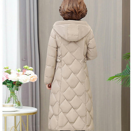 Women's Hooded Thickened Down Jacket Outwear Long Puffer Coat