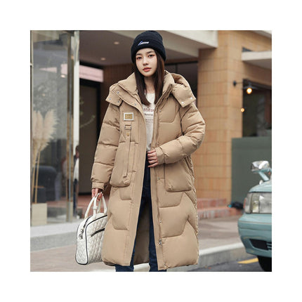 Women's Hooded Winter Jacket Outerwear Soft Warm Puffer Coat