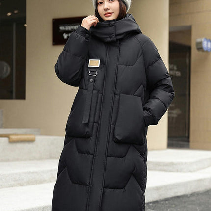 Women's Hooded Winter Jacket Outerwear Soft Warm Puffer Coat