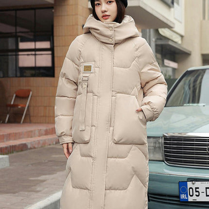 Women's Hooded Winter Jacket Outerwear Soft Warm Puffer Coat