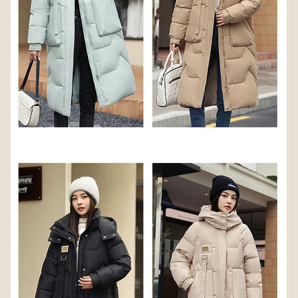 Women's Hooded Winter Jacket Outerwear Soft Warm Puffer Coat