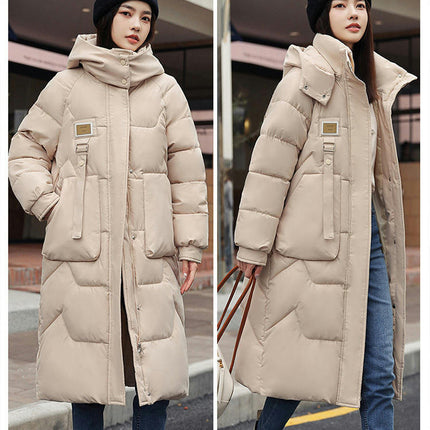 Women's Hooded Winter Jacket Outerwear Soft Warm Puffer Coat