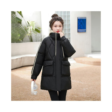 Women's Winter Thicken Puffer Coat Warm Jacket Outwear with Hood