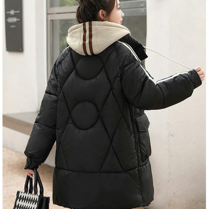 Women's Winter Thicken Puffer Coat Warm Jacket Outwear with Hood