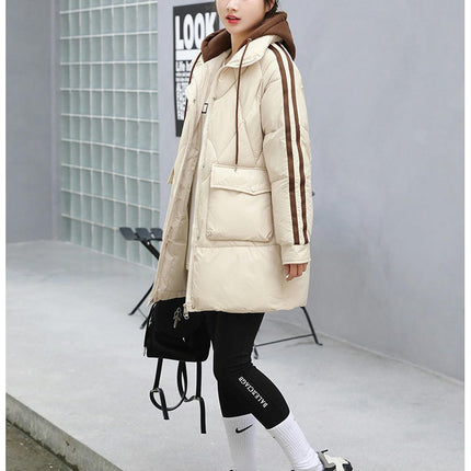 Women's Winter Thicken Puffer Coat Warm Jacket Outwear with Hood