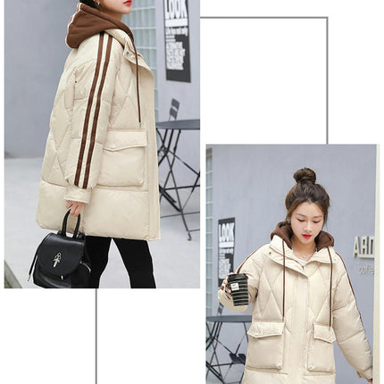 Women's Winter Thicken Puffer Coat Warm Jacket Outwear with Hood